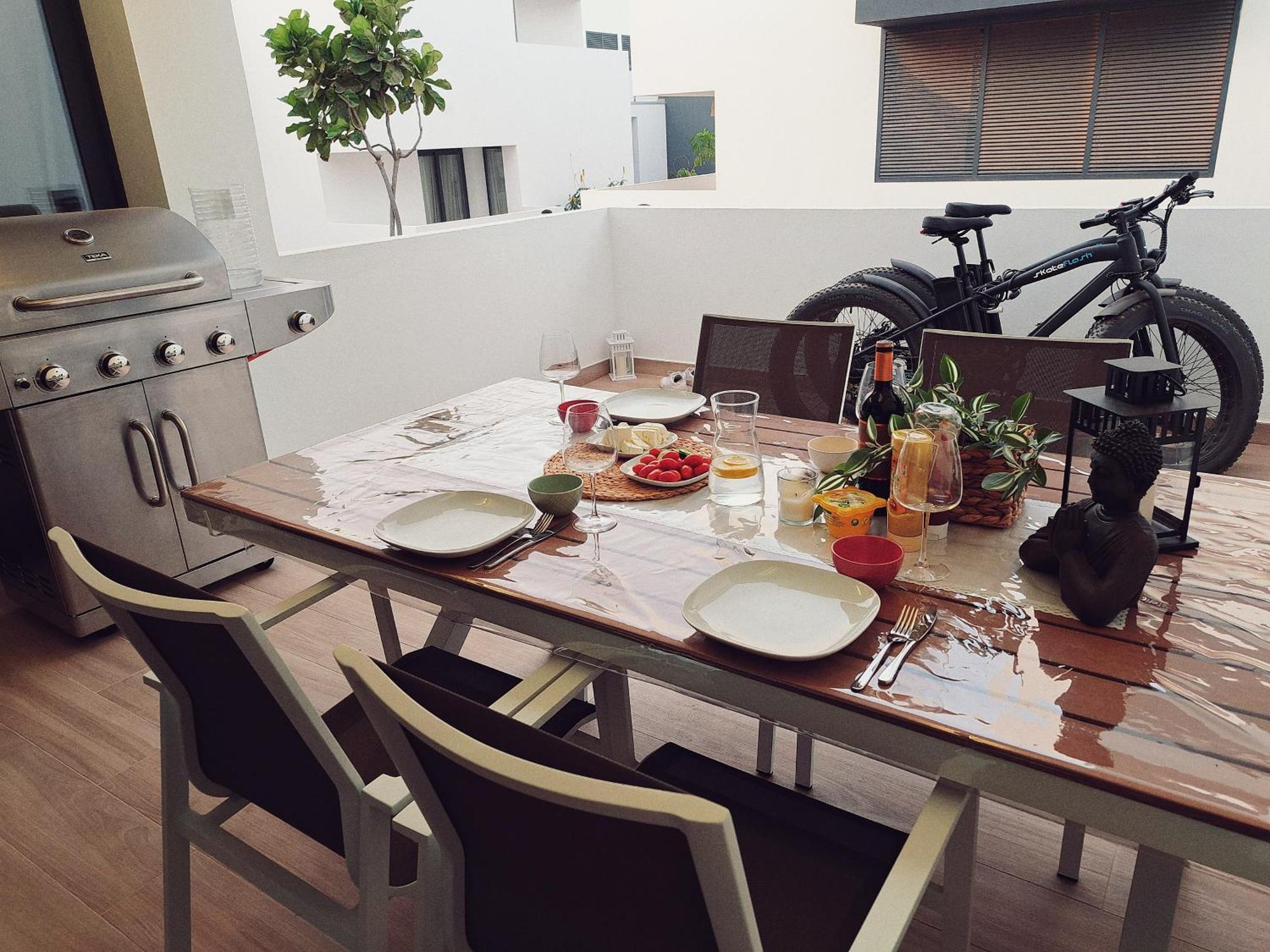 Traumhaftes Apartment La Oliva Buitenkant foto